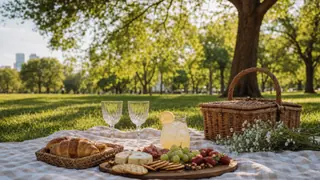 Picnic backdrop