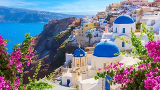 Santorini scene