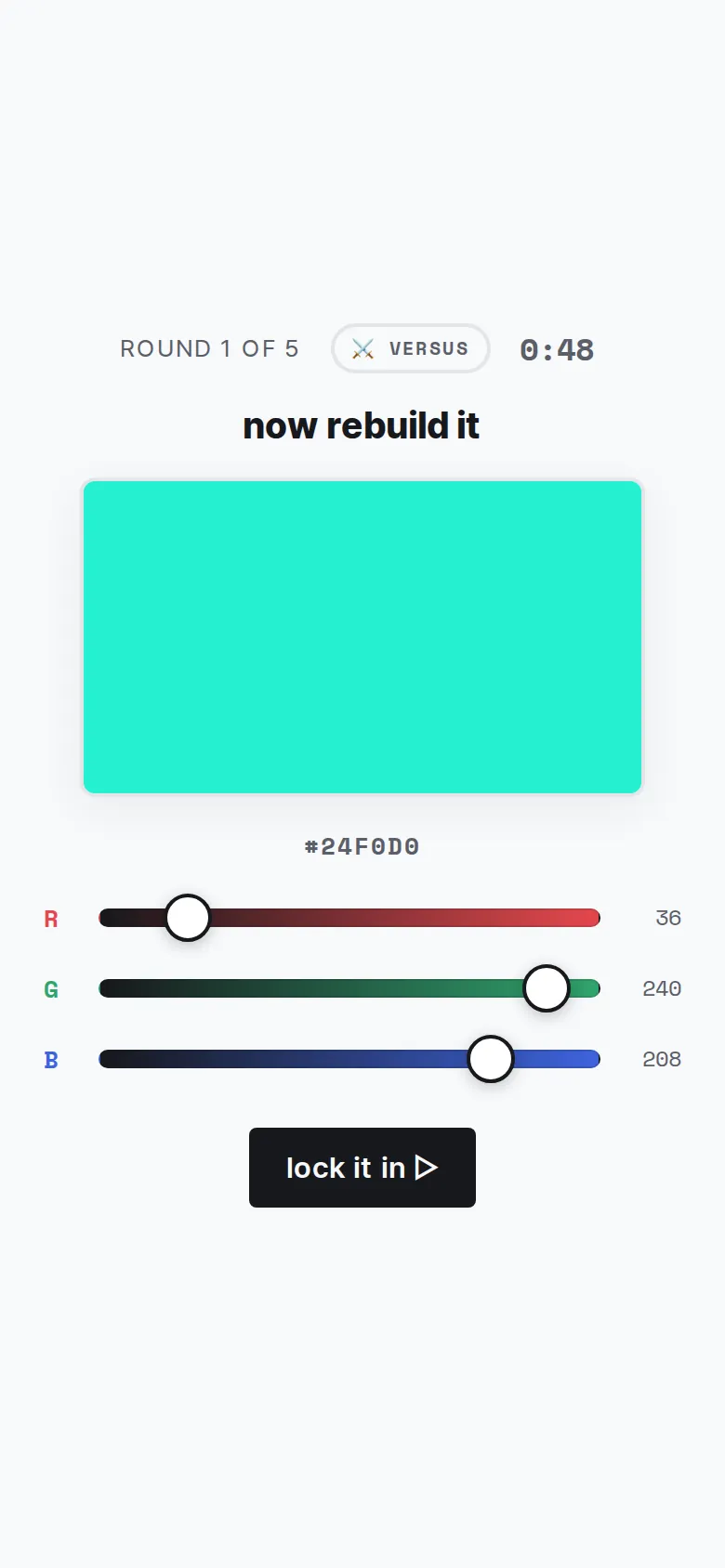 Color Match on a phone